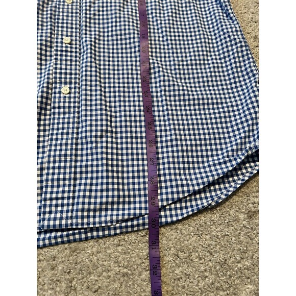 Polo Ralph Lauren Men's Long Sleeve Button Front Shirt Blue Checks Size Large - Picture 8 of 8